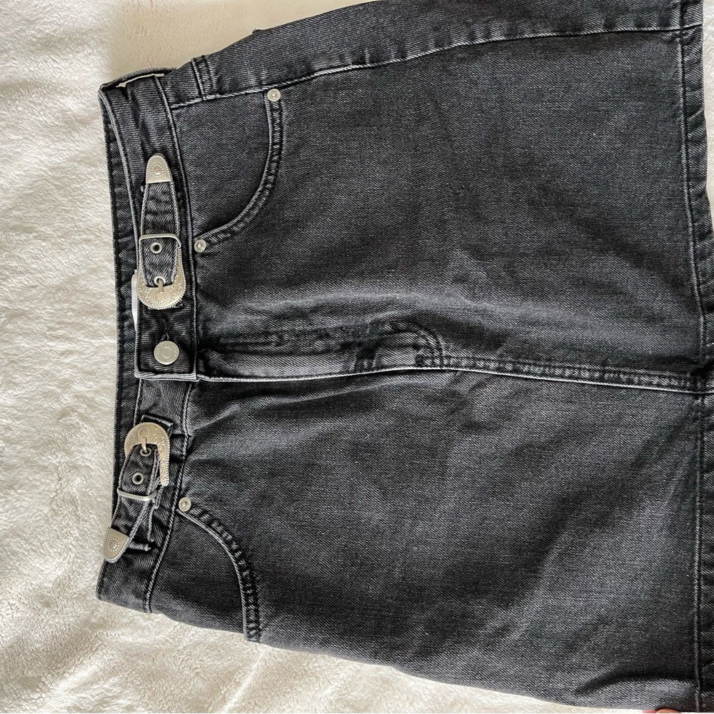 Black Women's Jean Skirt